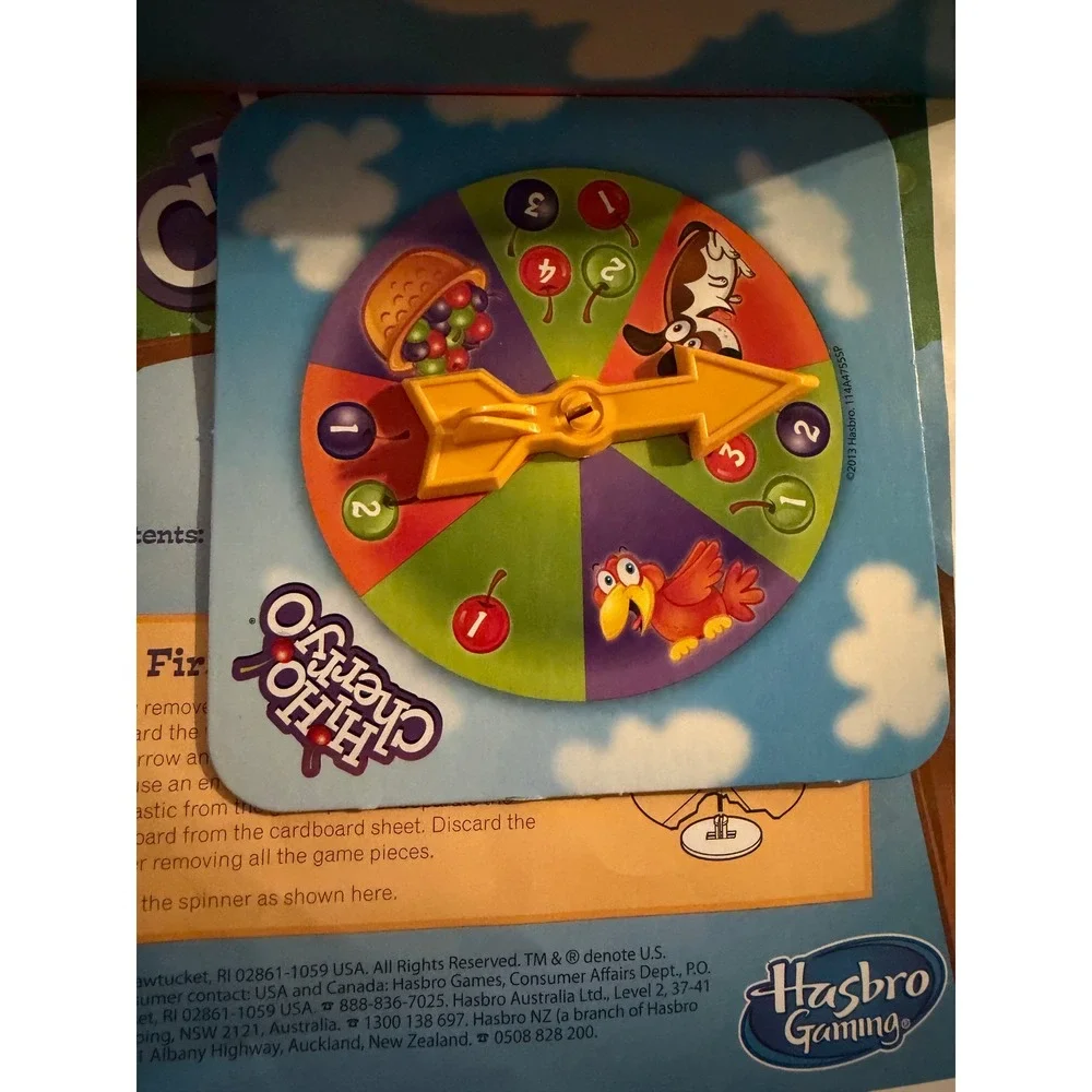 Hasbro HiHo Cherry-O Board Game Counting Numbers Math Skills Ages 3+ A4755